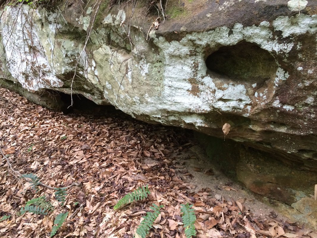 hollow landscape rocks